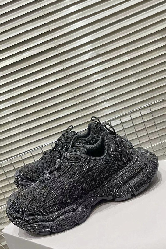 Женские кроссовки Balenciaga 3XL Rhinestones premium