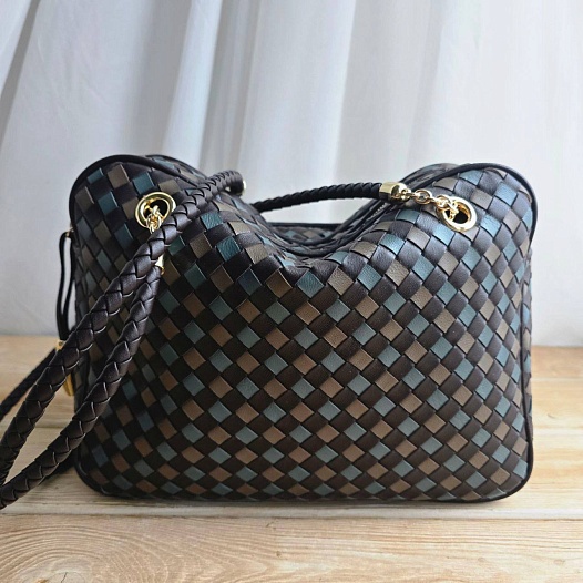Кожаная сумка Bottega Veneta Mckenzie 27x13 см   