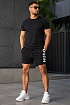 Мужские чёрные шорты Hugo Boss