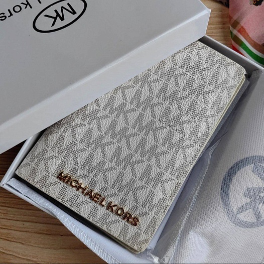 Кожаная обложка на паспорт Michael Kors 14х10 см   