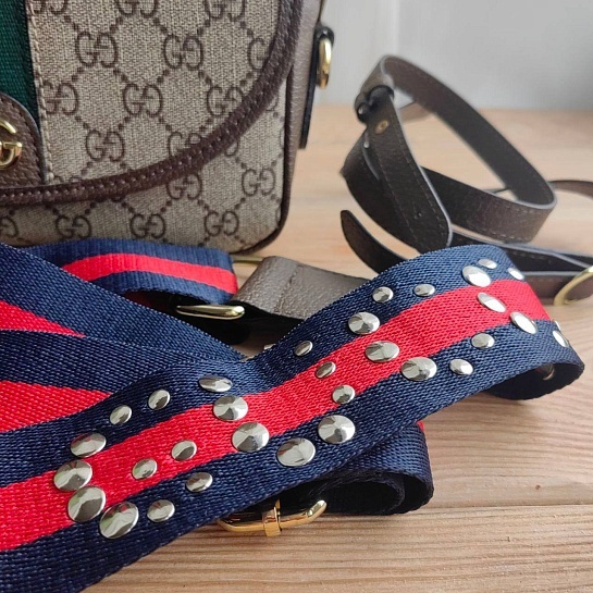 Женская сумка Gucci Ophidia GG mini 21x15 см