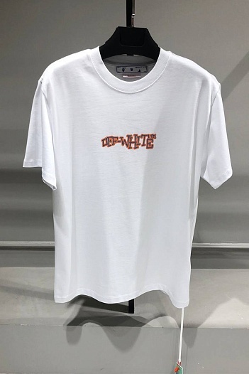 Оверсайз футболка Off-White Glitz Carlos - White   