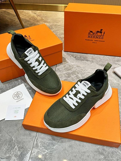 Мужские кроссовки Hermes Drift - Green   