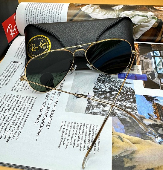 Солнцезащитные очки Ray-Ban Aviator Large Metal