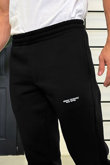 Утеплённые штаны на флисе Armani Exchange   