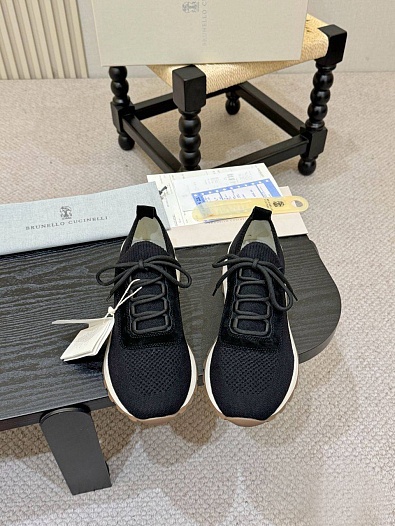Мужские кроссовки Brunello Cucinelli knitted   