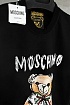 Мужская чёрная футболка Moschino Teddy Bear