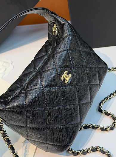 Кожаная сумка Chanel premium 18x12x6 см   