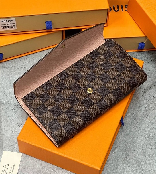 Кожаный кошелек Louis Vuitton Sarah Premium 19x10.5x2.5 см