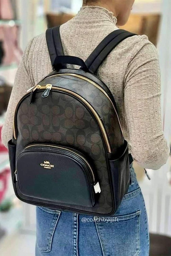 Кожаный рюкзак Coach Court 31x26 см