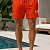 Мужские оранжевые шорты Balmain Paris