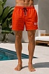 Мужские оранжевые шорты Balmain Paris