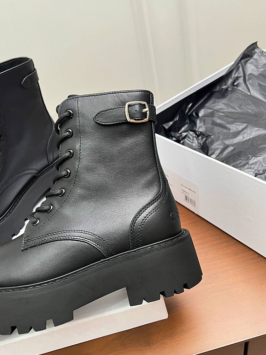 Женские кожаные ботинки Celine premium