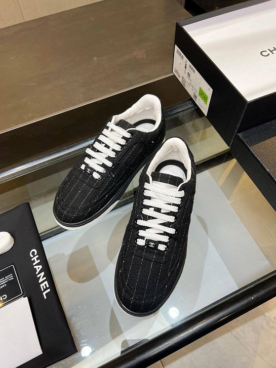 Женские кроссовки Chanel Tweed premium