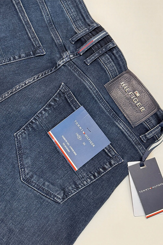 Мужские тёмно-синие джинсы Tommy Hilfiger