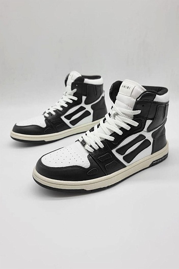 Кожаные кроссовки Amiri Skel high-top   