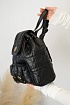 Кожаный рюкзак Dior Caro 26x25 см - Black
