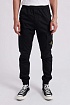 Мужские чёрные джоггеры с патчем Stone Island