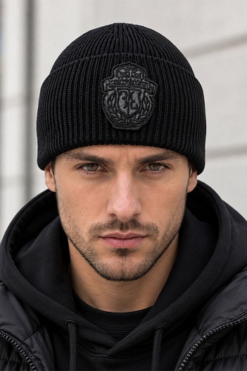 Шапка Billionaire logo-embroidered - Black   