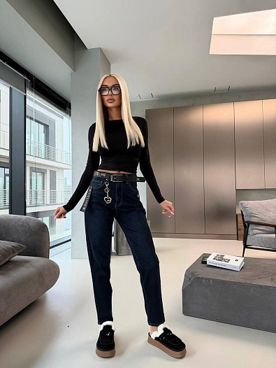 Женские синие джинсы Celine   