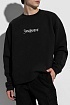 Мужской чёрный свитшот Yves Saint Laurent logo-embroidered