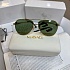 Солнцезащитные очки Versace Aviator - Green / Gold