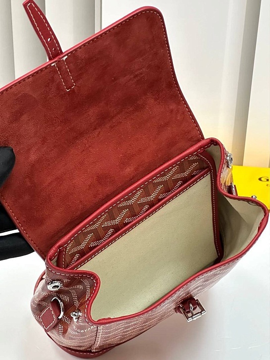 Женский рюкзак Goyard Alpin Mini Premium 23x19x9.5 см - Red