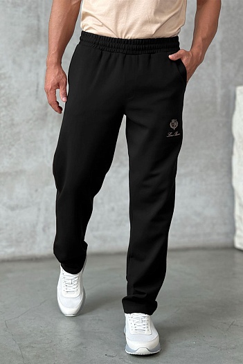Спортивные штаны чёрного цвета Loro Piana   