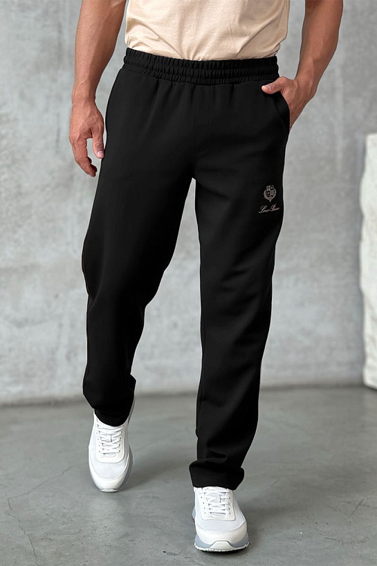 Спортивные штаны чёрного цвета Loro Piana