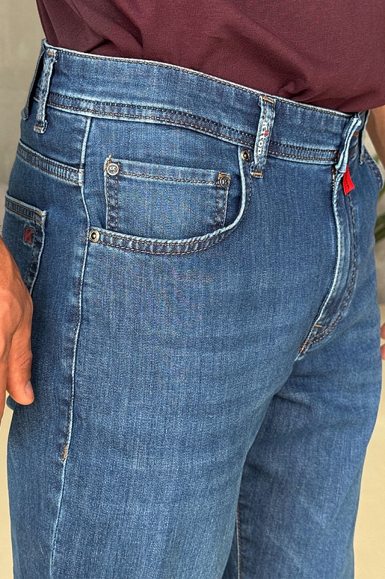 Мужские синие джинсы Kiton premium