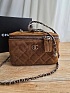 Замшевая косметичка Chanel 18x12 см