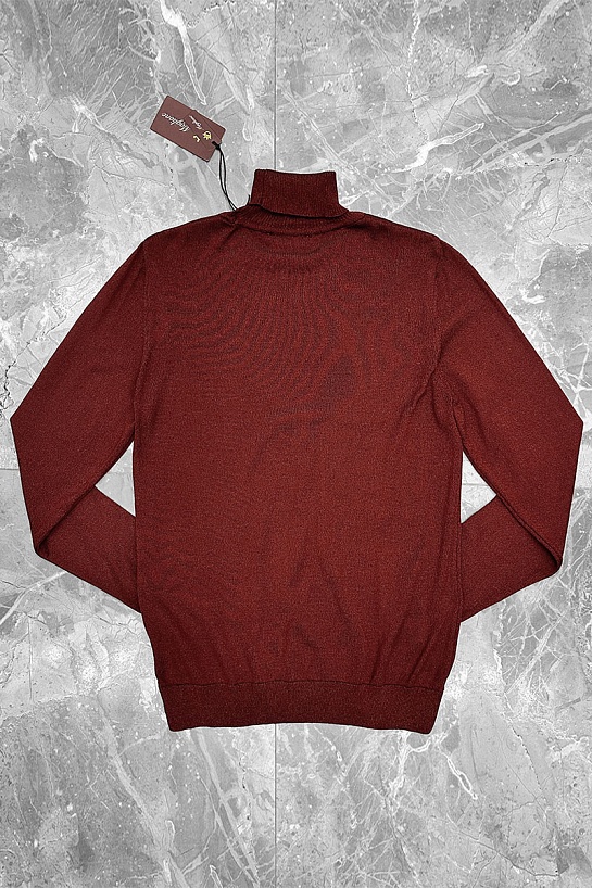 Мужская бордовая водолазка Maglione