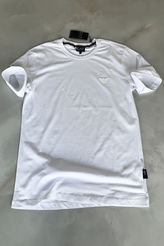 Белая мужская футболка Emporio Armani 7