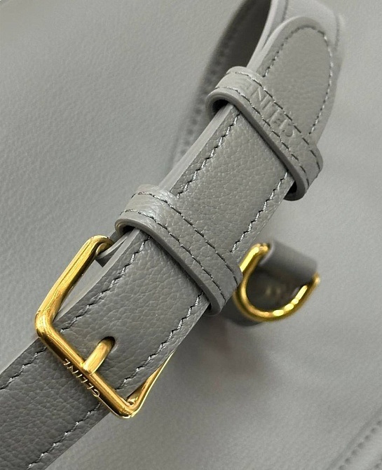 Женская сумка Celine Appoline Medium Premium 37.5x22x16 см - Grey