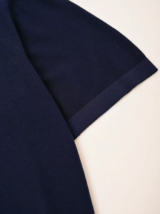 Мужская тёмно-синяя футболка Loro Piana premium