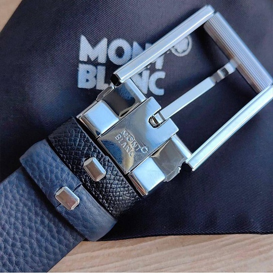 Двусторонний кожаный ремень Montblanc