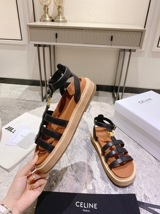 Женские сандалии Celine Premium - Black