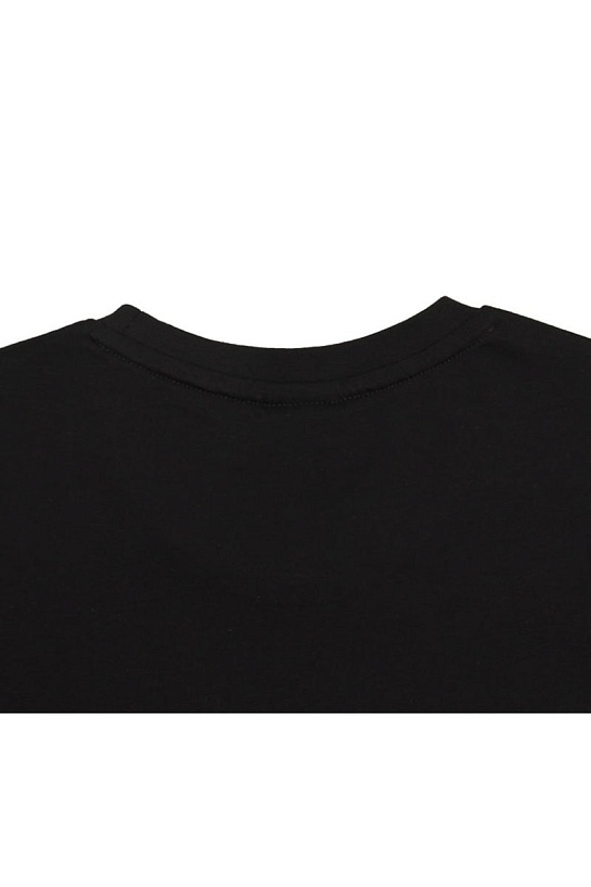 Футболка чёрного цвета Hugo Boss monogram-filled