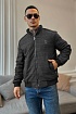Куртка чёрного цвета Stefano Ricci logo-embroidered