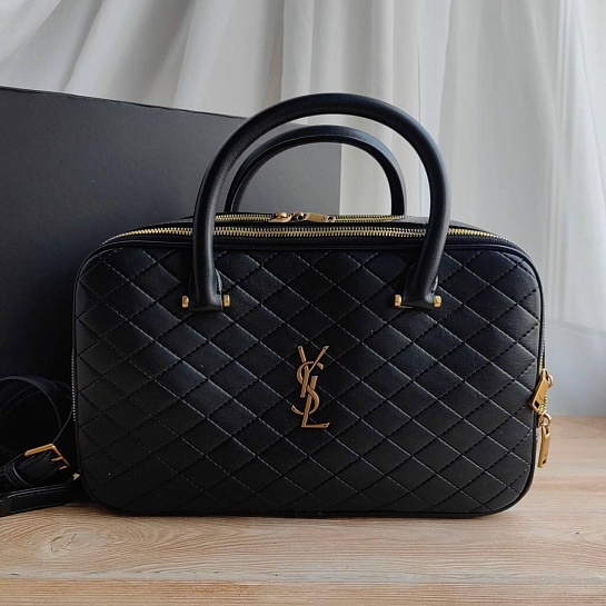 Кожаная сумка Yves Saint Lauren Lyia 31x18 см (4 расцветки)