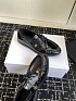 Женские кожаные лоферы Celine premium - Black