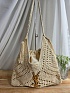 Плетёная сумка шоппер Yves Saint Laurent 37x25 см