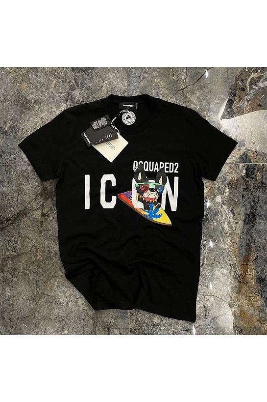 Футболка чёрного цвета Dsquared2 Icon Ciro Cool