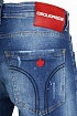 Джинсовые шорты Dsquared2 "ICON" - Blue