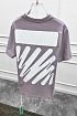 Оверсайз футболка Off-White Wave Diag print - Light Purple