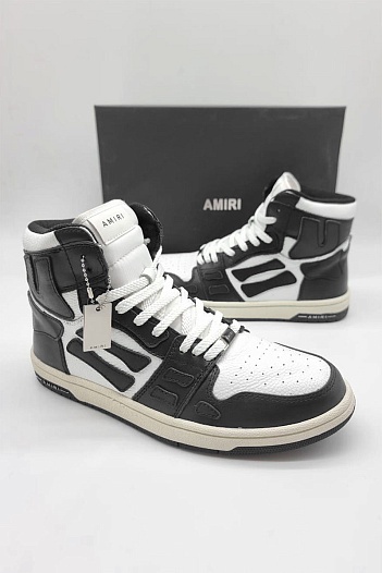 Кожаные кроссовки Amiri Skel high-top   