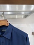Мужская тёмно-синяя рубашка Kiton premium