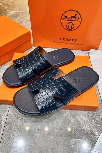 Мужские шлёпанцы Hermes Izmir - Navy   