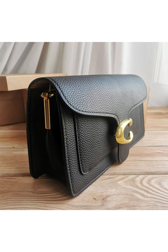 Женская кожаная сумка Coach Tabby 27x15 см (4 расцветки)