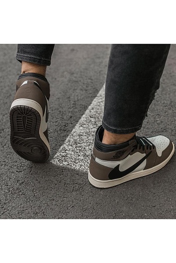 Кроссовки Nike Air Jordan 1 High x Travis Scott "Cactus Jack"   
